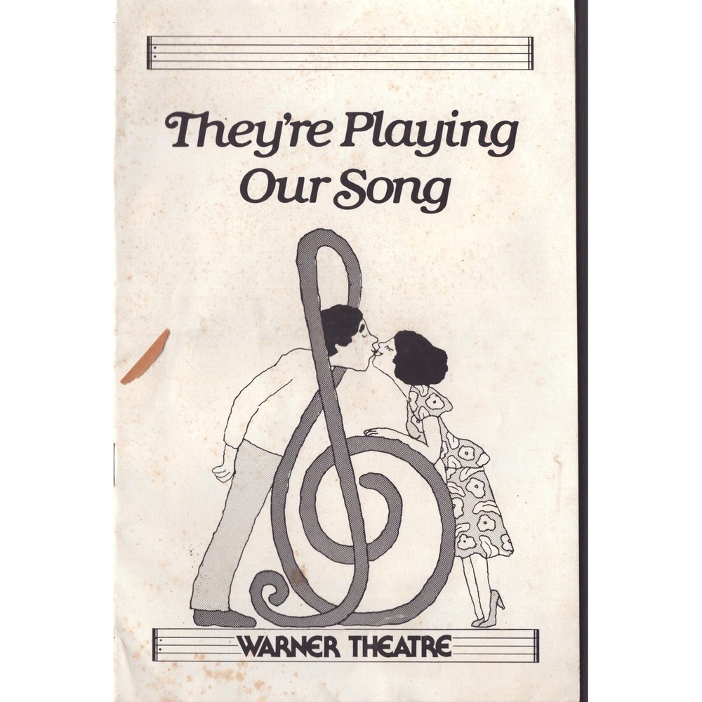 They're Playing Our Song Warner Theatre Program Lucie Arnaz Laurence Luckinbill - Picture 1 of 3